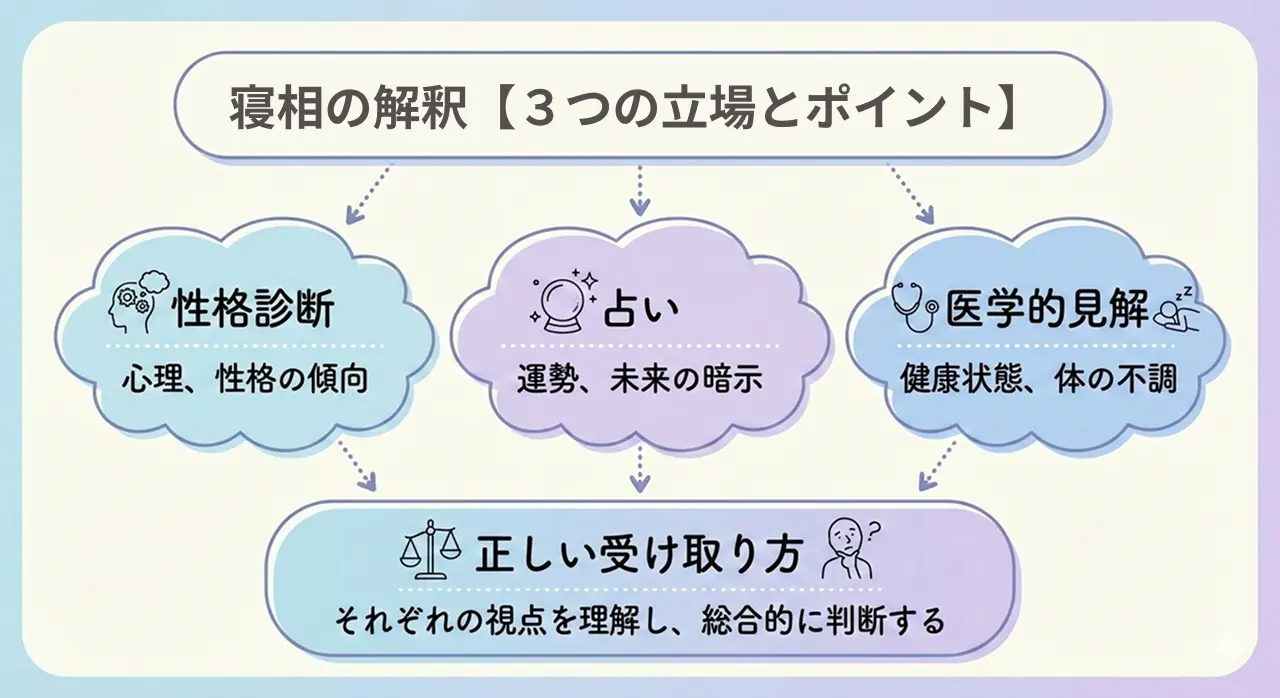 寝相の解釈 3つの立場とポイント